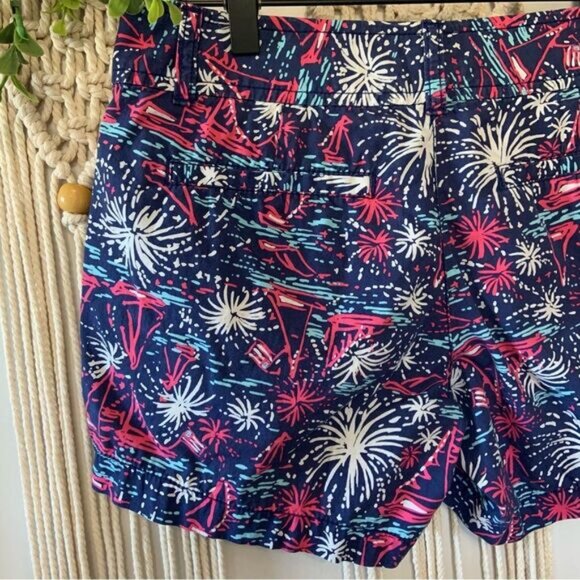 LILLY PULITZER Sparks Fly Glow In The Dark Callahan Shorts Zero - Picture 6 of 15